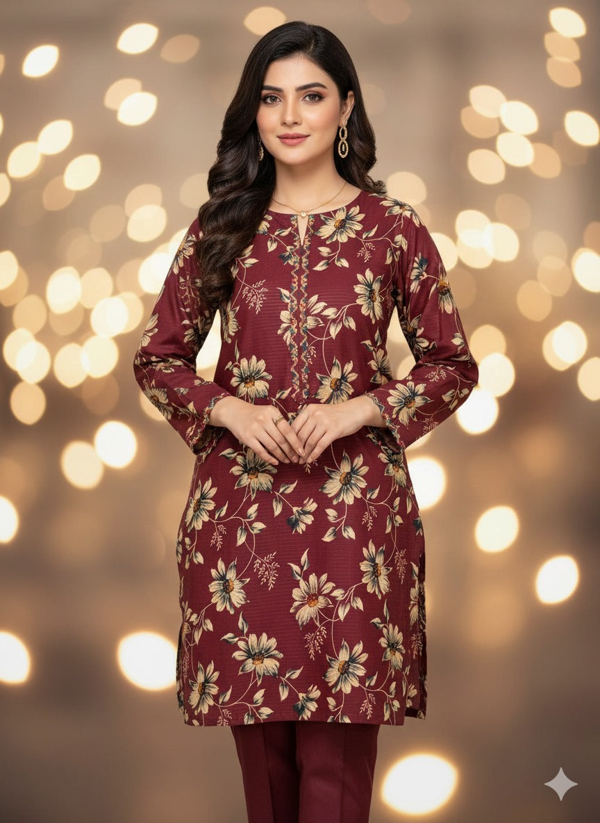 Sabeen Banadora Allover Linen 2pc d5