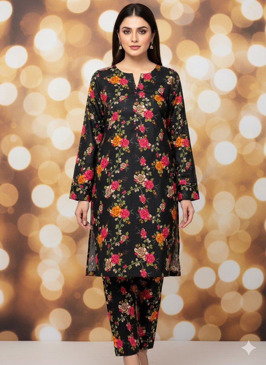 Sabeen Banadora Allover Linen 2pc d6
