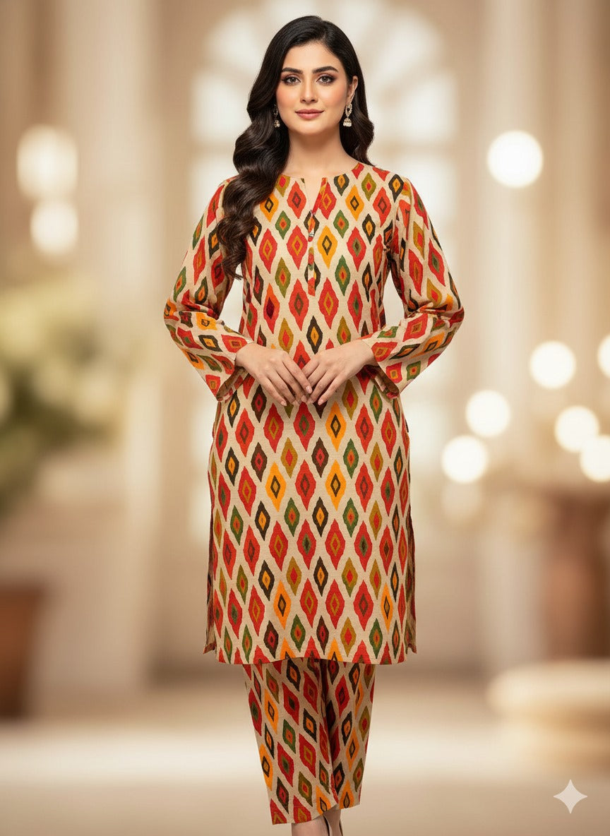 Sabeen Banadora Allover Linen 2pc d7