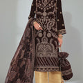 Bin Inam's Embroidered Velvet 2pc D6