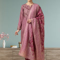 HZ Luxury Printed Khaddar 3pc D7