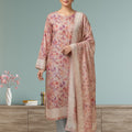 HZ Luxury Printed Khaddar 3pc D6
