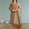HZ Luxury Printed Khaddar 3pc D3