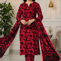 Bin Inam Printed Banadora Linen 3pc D5