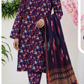 Bin Inam Printed Banadora Linen 3pc D20