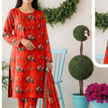 Bin Inam Printed Banadora Linen 3pc D8