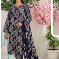 Bin Inam Printed Banadora Linen 3pc D10