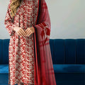 Bin Inam Printed Banadora Linen 3pc D18