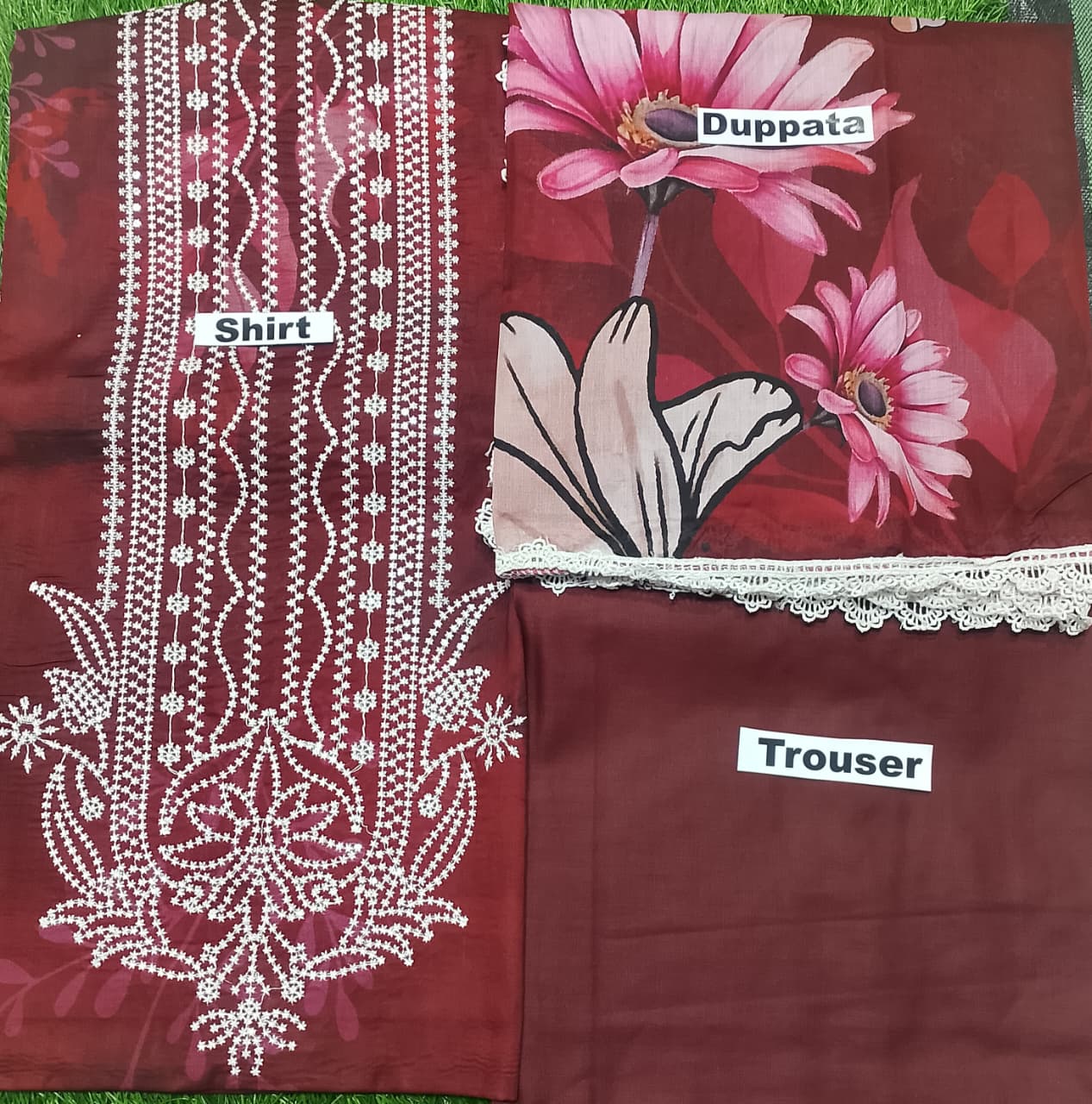 Muntaha Embroidered Luxury Fancy Embroidered 3pc D2