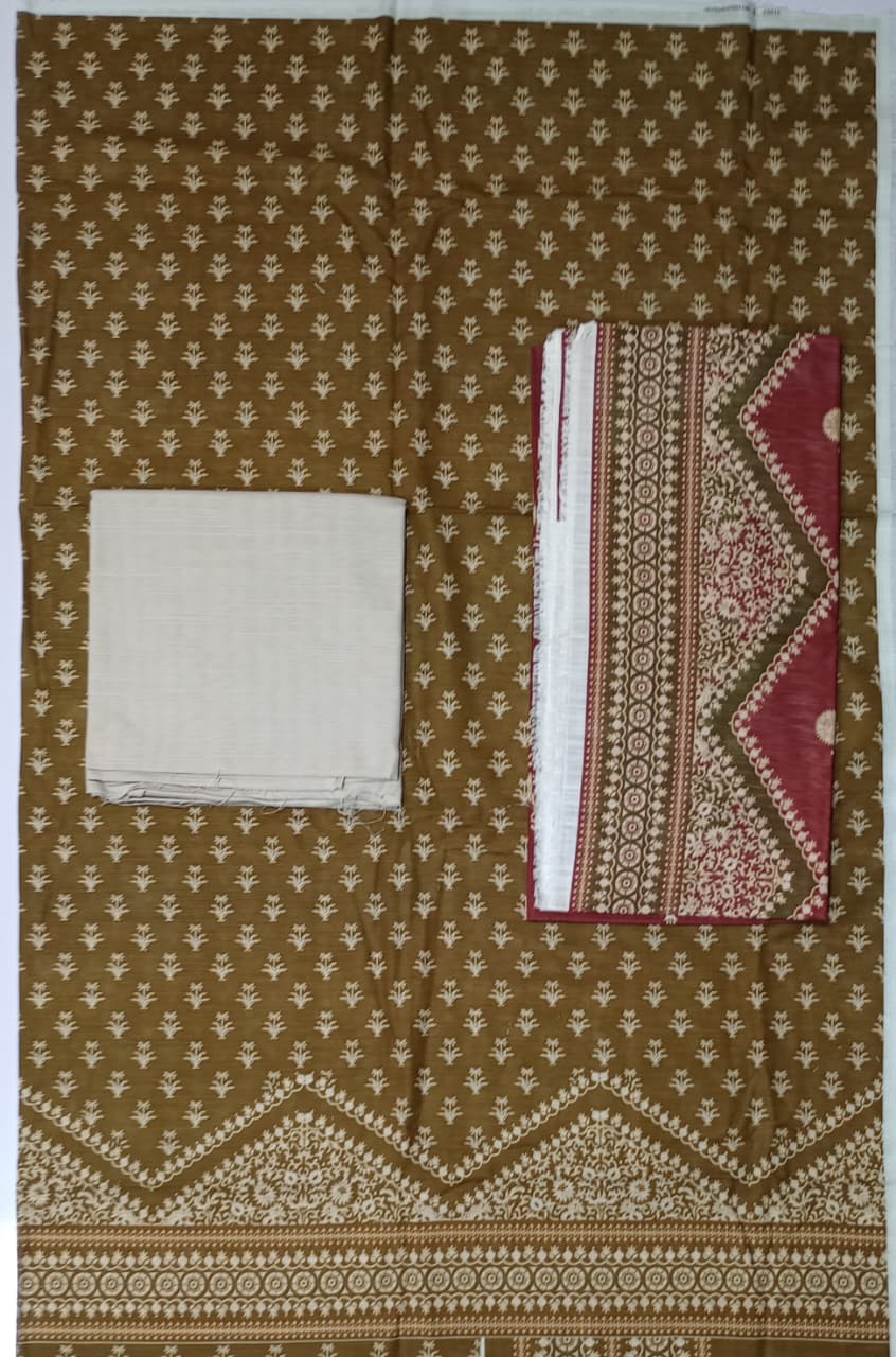 BONANZA SATRANGI Printed Premium Khaddar 3-Piece Vol. 01.D8