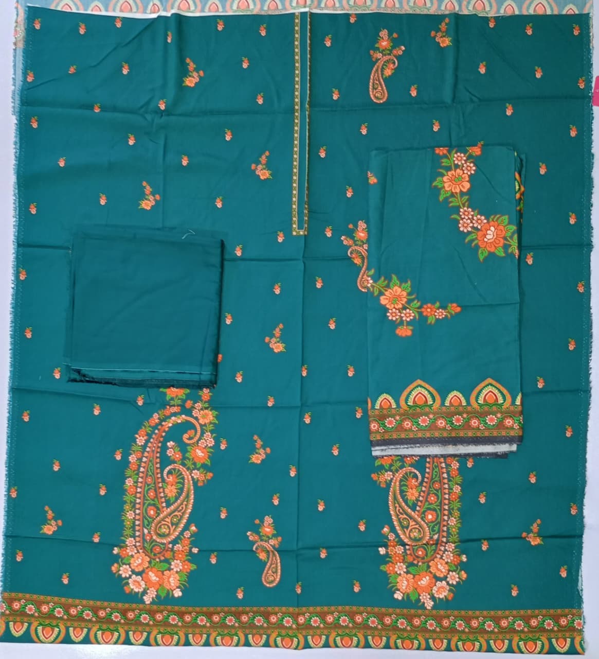 ALZOHAIB Printed Premium Linen 3-Piece Vol. 01 – D1