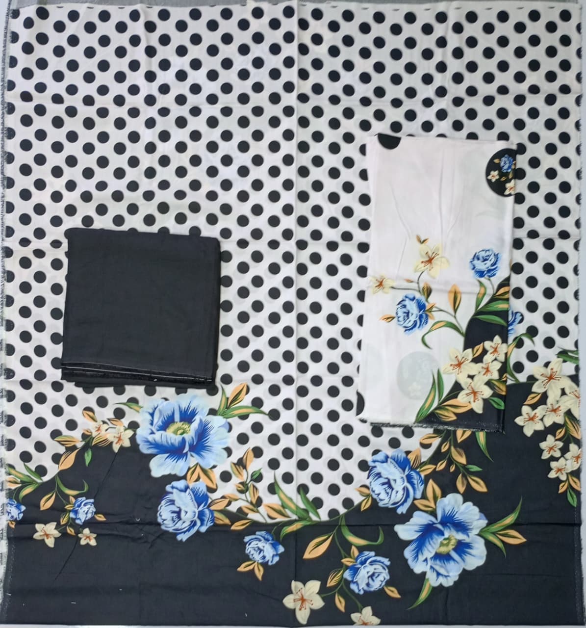 ALZOHAIB Printed Premium Linen 3-Piece Vol. 01 – D3