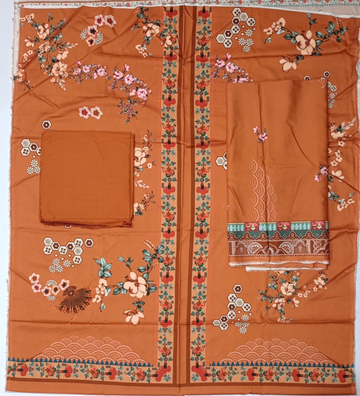 ALZOHAIB Printed Premium Linen 3-Piece Vol. 01 – D5