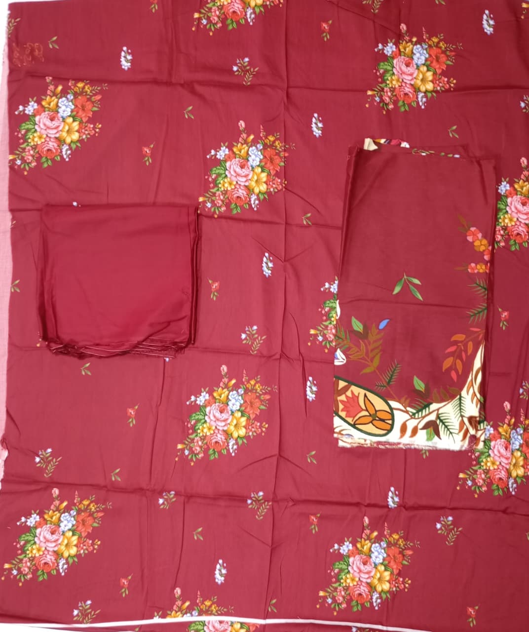 ALZOHAIB Printed Premium Linen 3-Piece Vol. 01 – D7