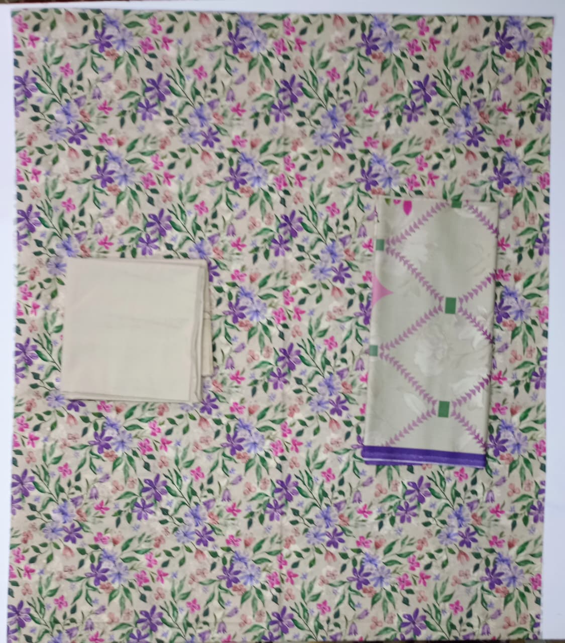 Bin Inam Printed Rice Karandi 3 Piece Vol.1 D5