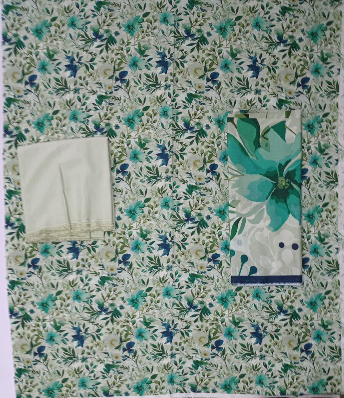 Bin Inam Printed Rice Karandi 3 Piece Vol.1 D3
