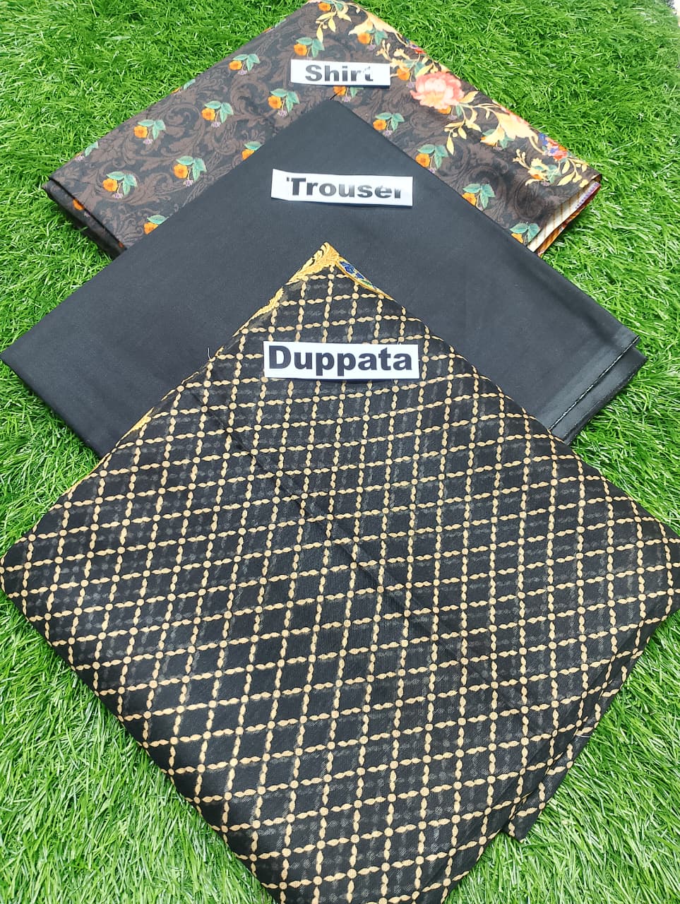 Bin Inam Rangoli Lawn 3pc Vol-2-D8