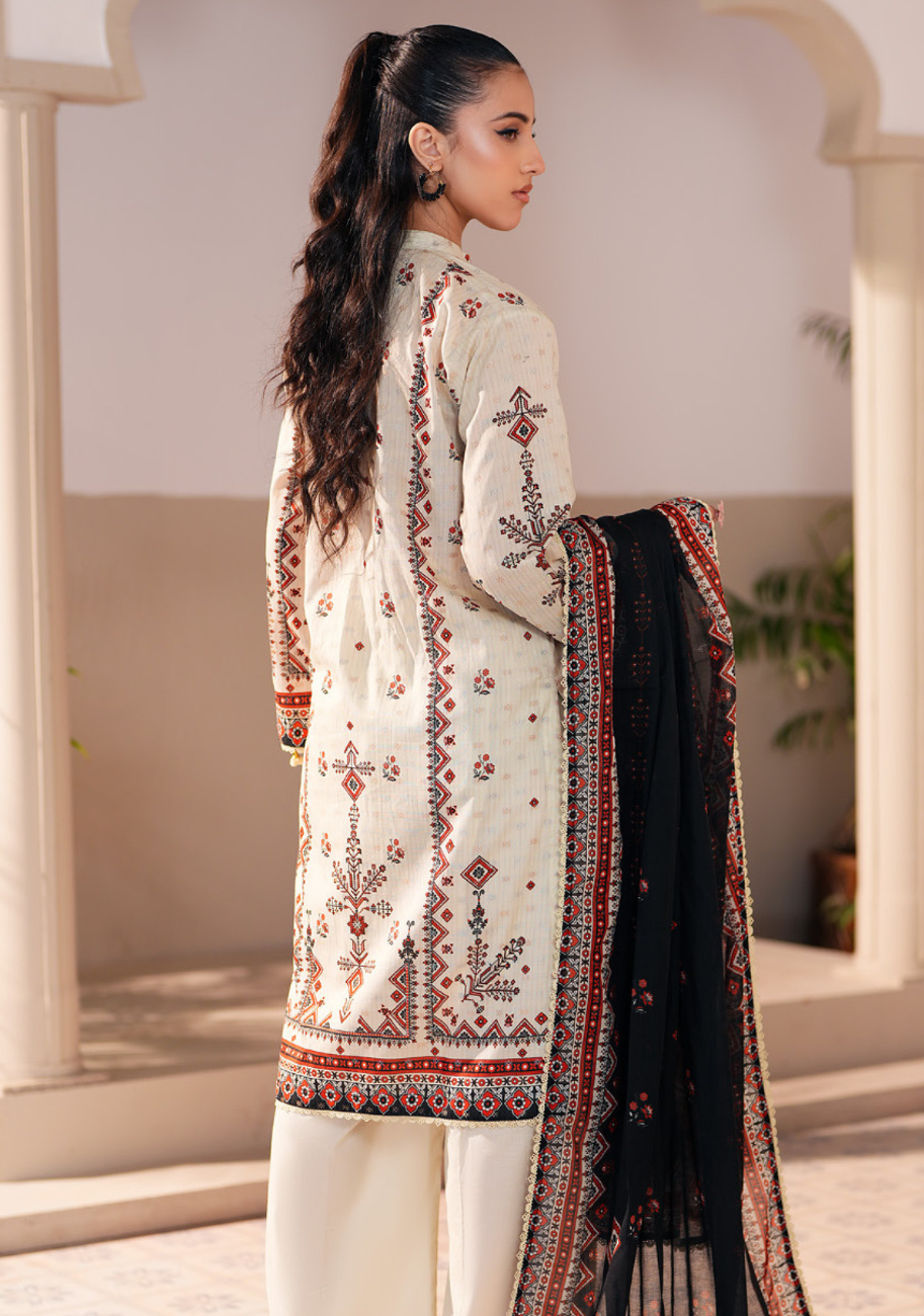 Regalia Jacquard Printed Lawn 3pc vol.1.D1