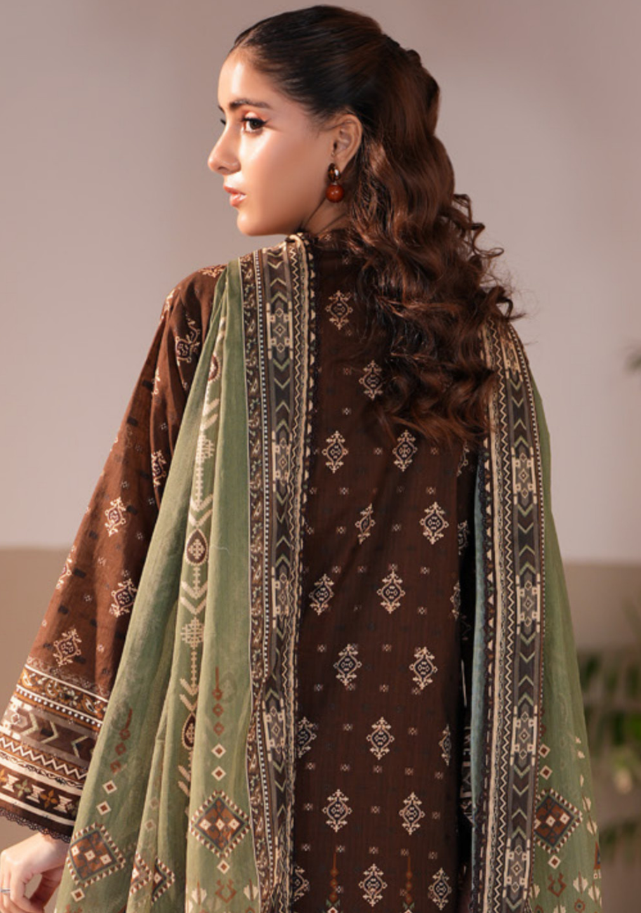 Regalia Jacquard Printed Lawn 3pc vol.1.D2