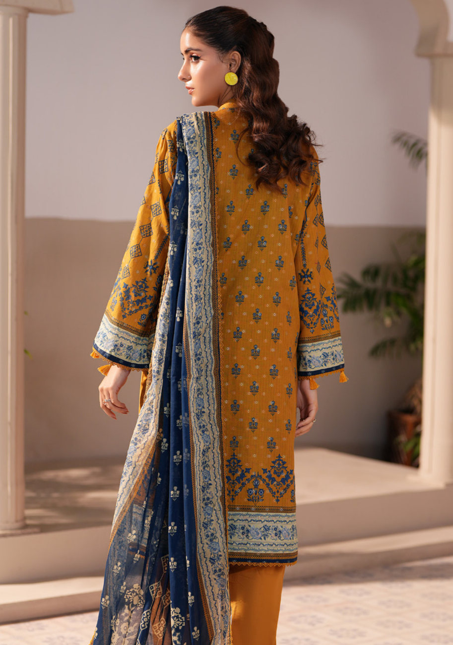 Regalia Jacquard Printed Lawn 3pc vol.1.D4