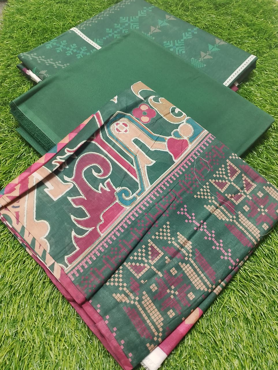 Sahar Premium Digital Printed Elegant Summer Lawn 3pc D4