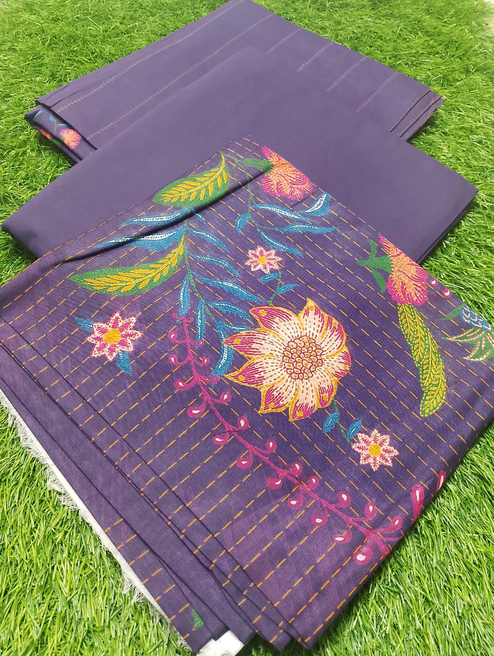 Sahar Premium Digital Printed Elegant Summer Lawn 3pc D9