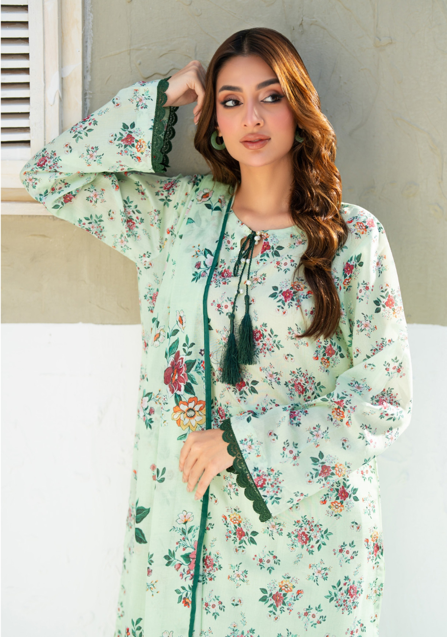 Salina Chamki Ladies 3pc Summer Suit D10