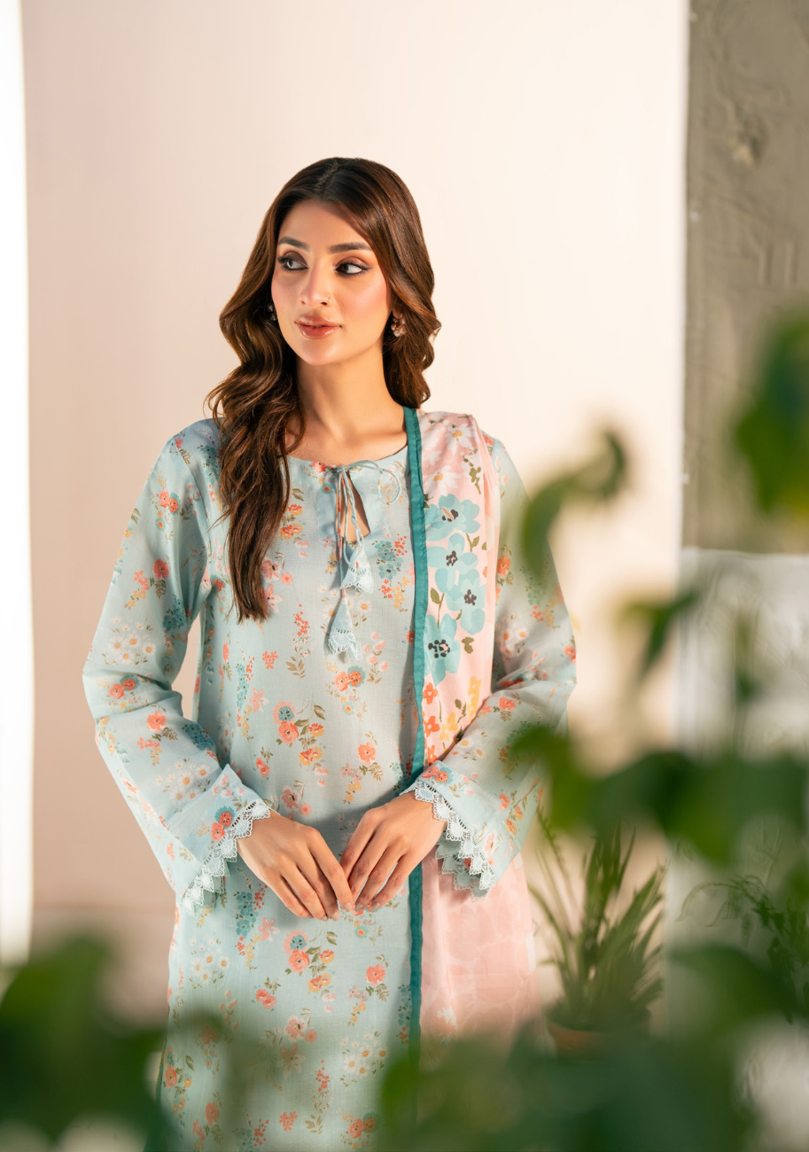 Salina Chamki Ladies 3pc Summer Suit D6