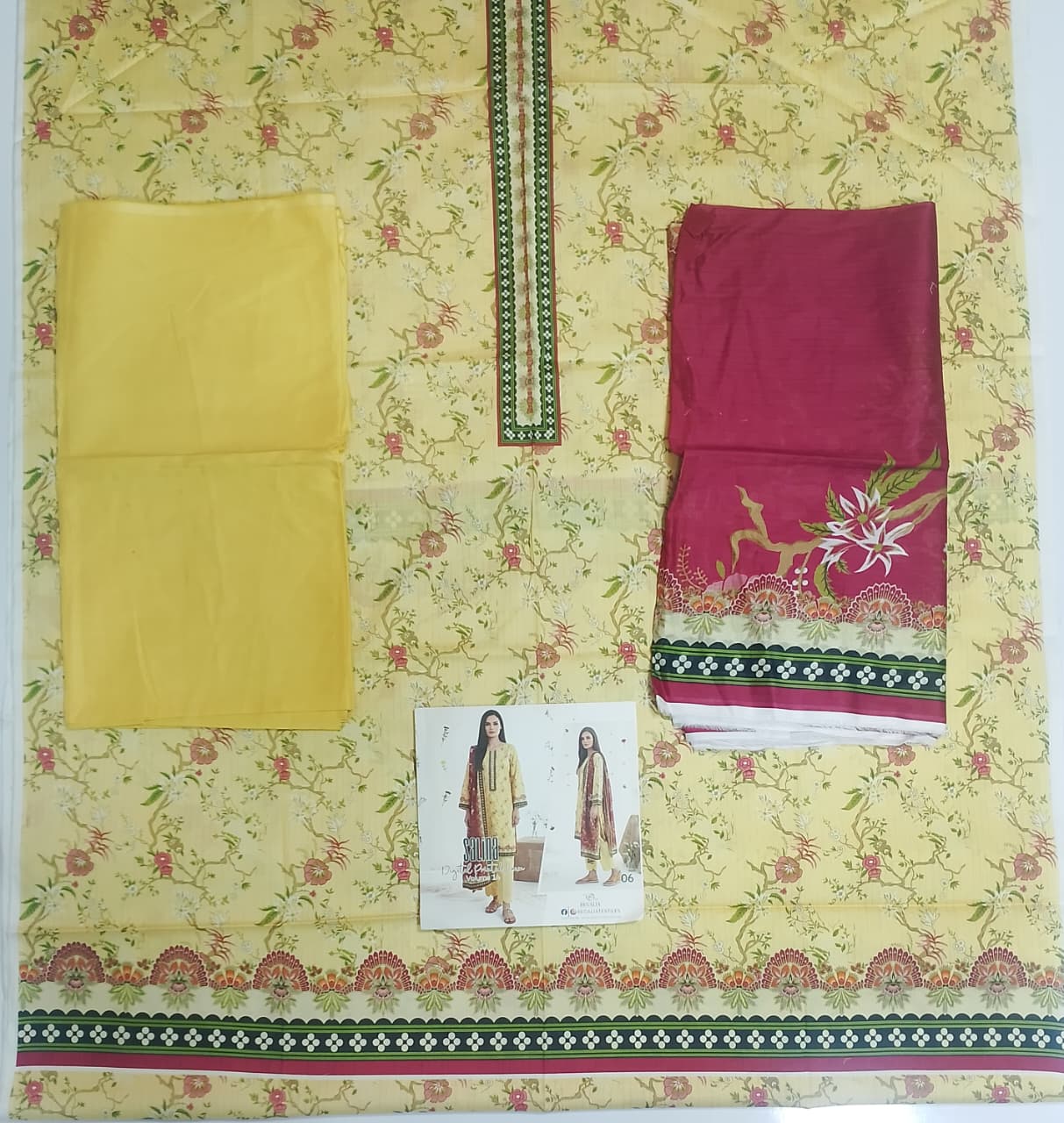 Salina Regalia Digital Printed Lawn 3pc Vol-14-D1