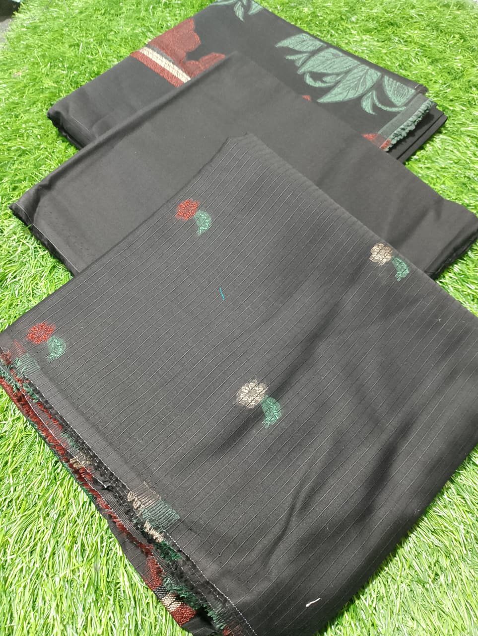 Saya Premium Jaquard 3pc Summer Suit Vol-3-D11