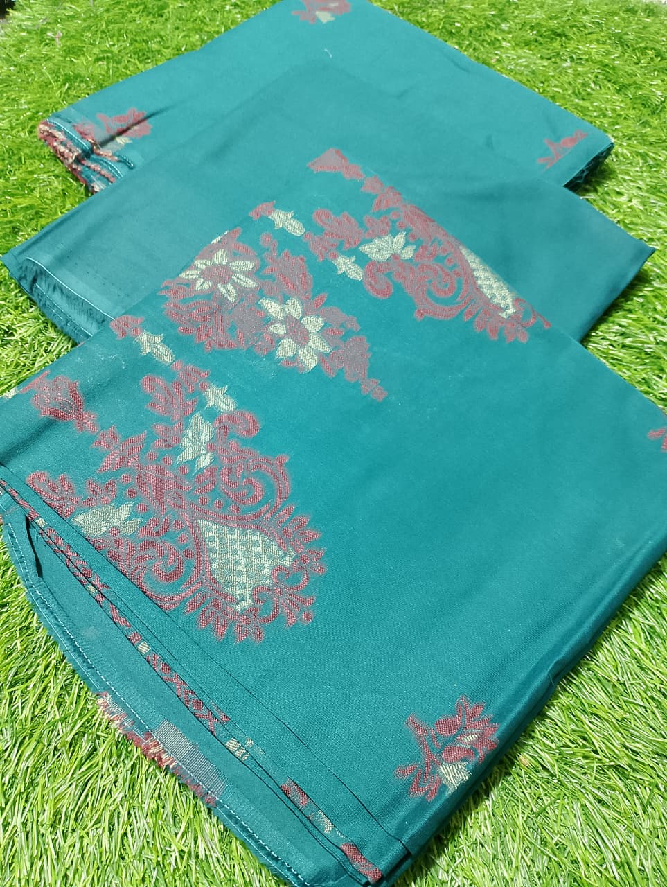 Saya Premium Jaquard 3pc Summer Suit Vol-3-D6