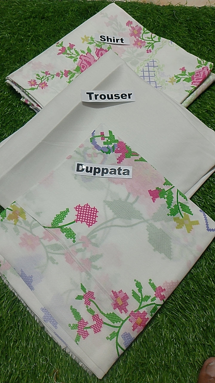SAYA Premium Printed Lawn 3Pc Vol.09.D4