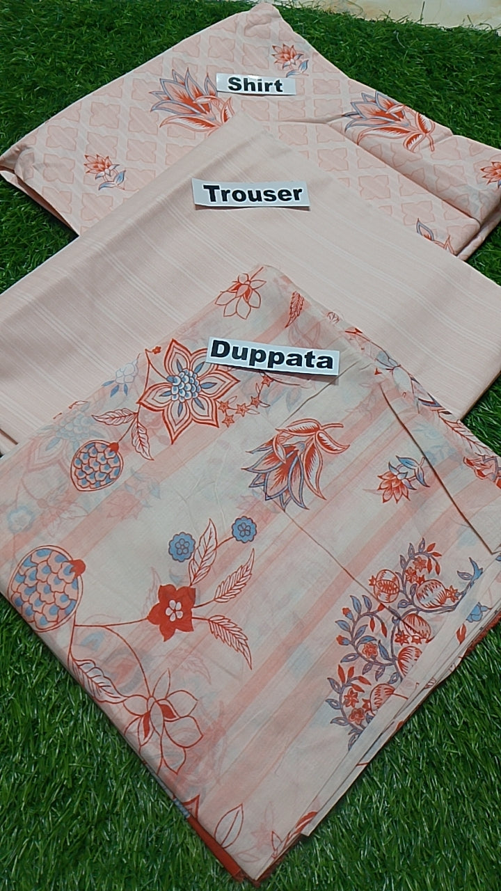 SAYA Premium Printed Lawn 3Pc Vol.09.D8