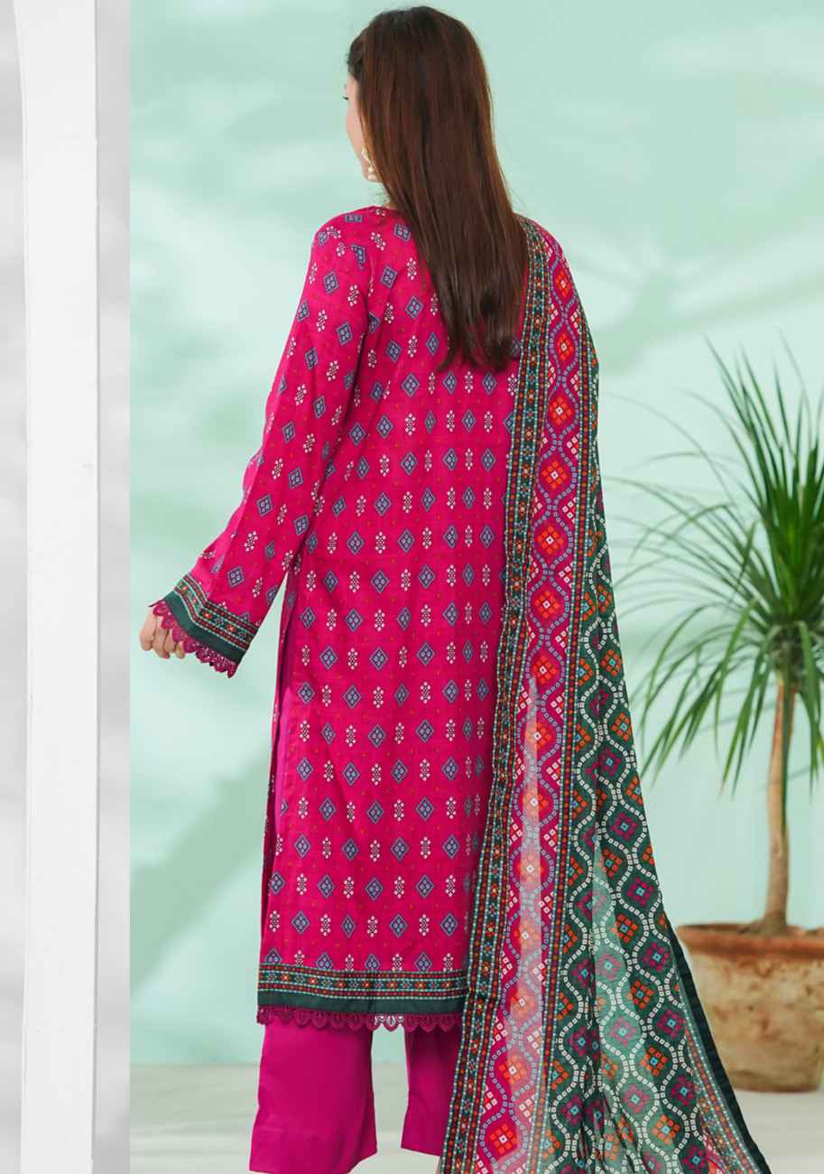 Vs Daman Exclusive Printed Lawn 3pc Vol-3-D5