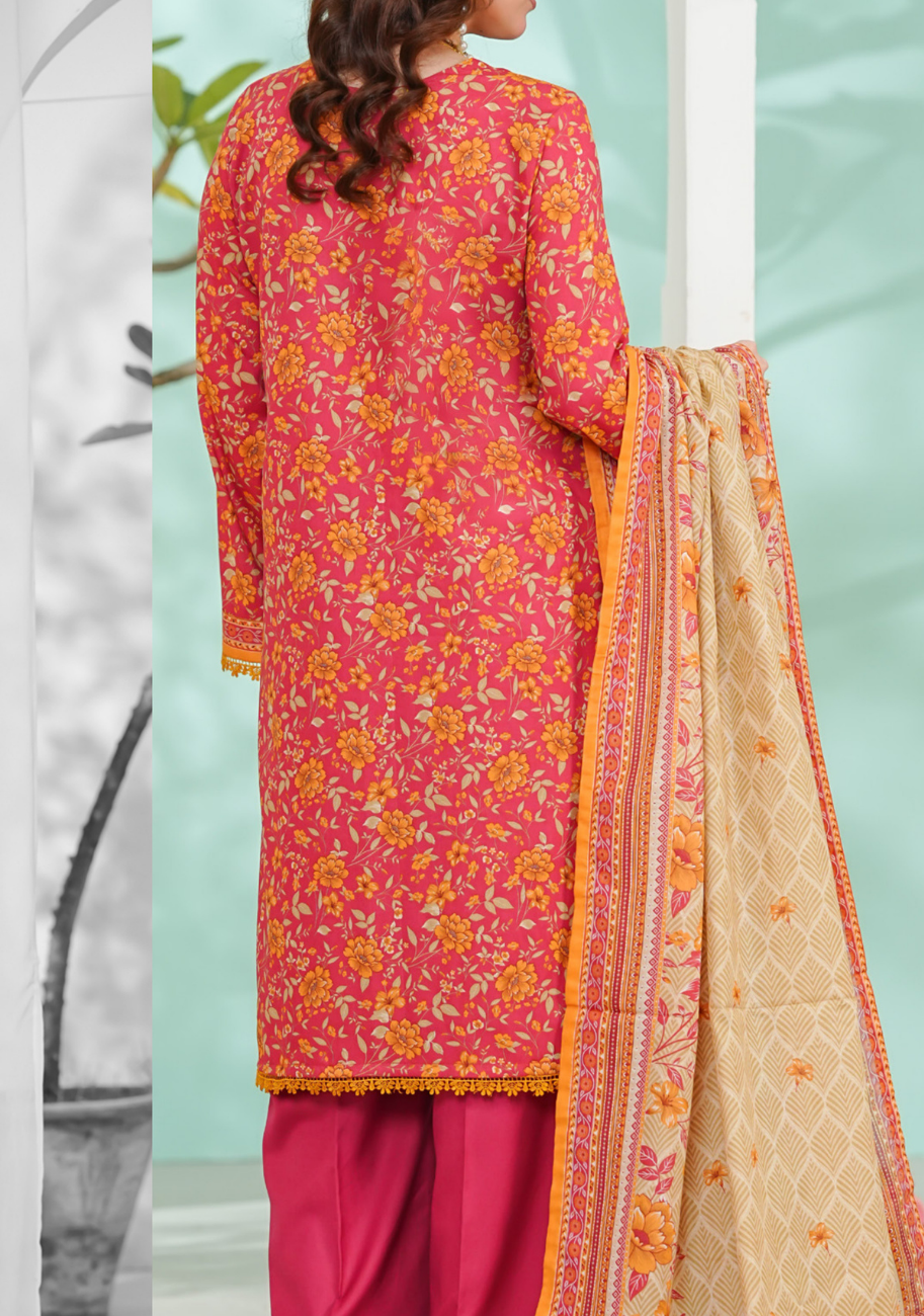 Vs Daman Exclusive Printed Lawn 3pc Vol-2-D9