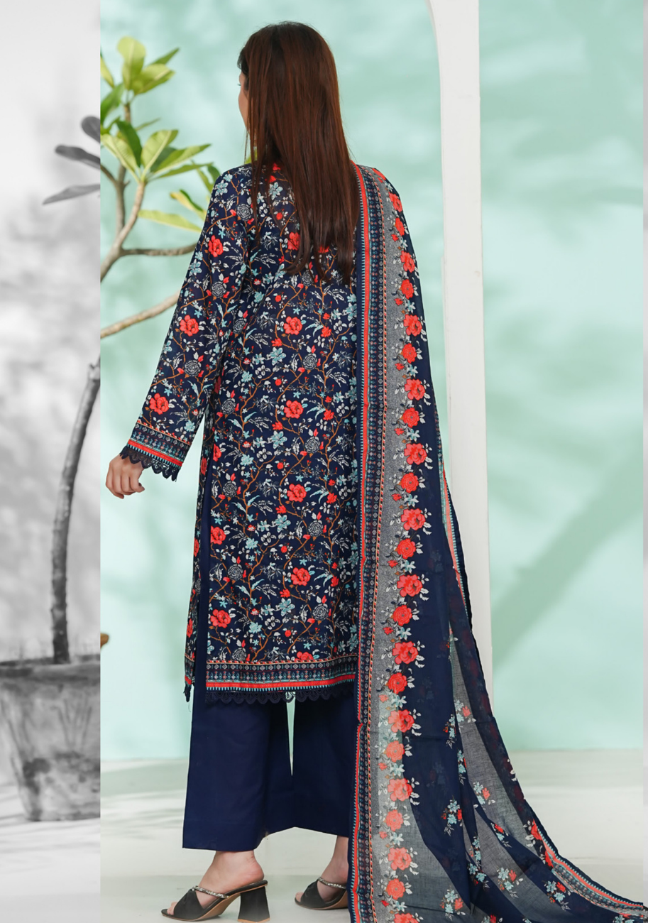 Vs Daman Exclusive Printed Lawn 3pc Vol-2-D1