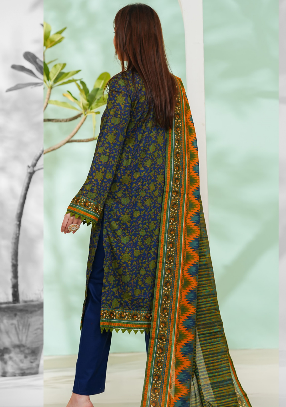 Vs Daman Exclusive Printed Lawn 3pc Vol-2-D12