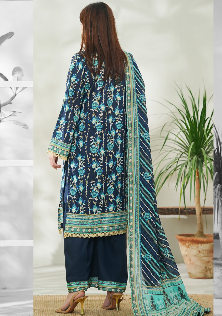 Vs Daman Exclusive Printed Lawn 3pc Vol-1-D22