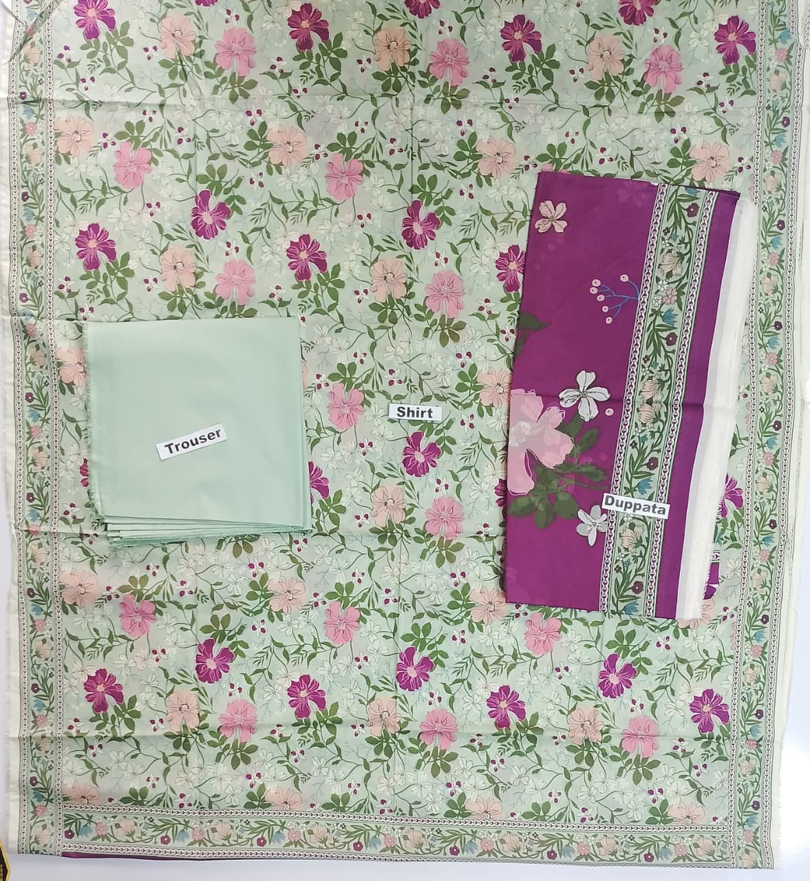 Vs Daman Exclusive Printed Lawn 3pc Vol-2-D9