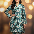 Digital Printed Cross Khaddar Allover 2pc d5