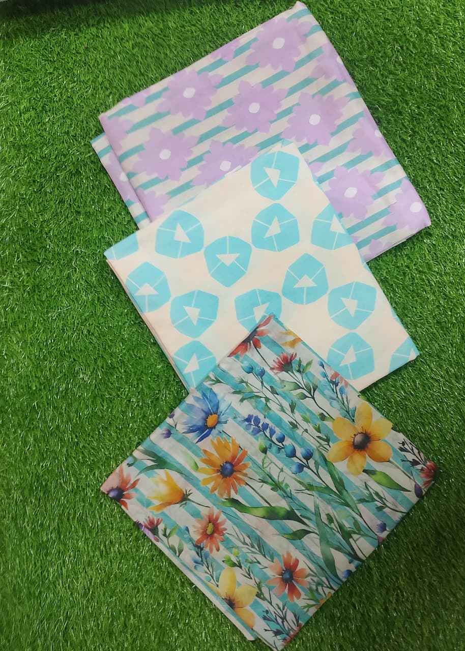 Bonanza Satrangi Prinetd Lawn 3pc D09