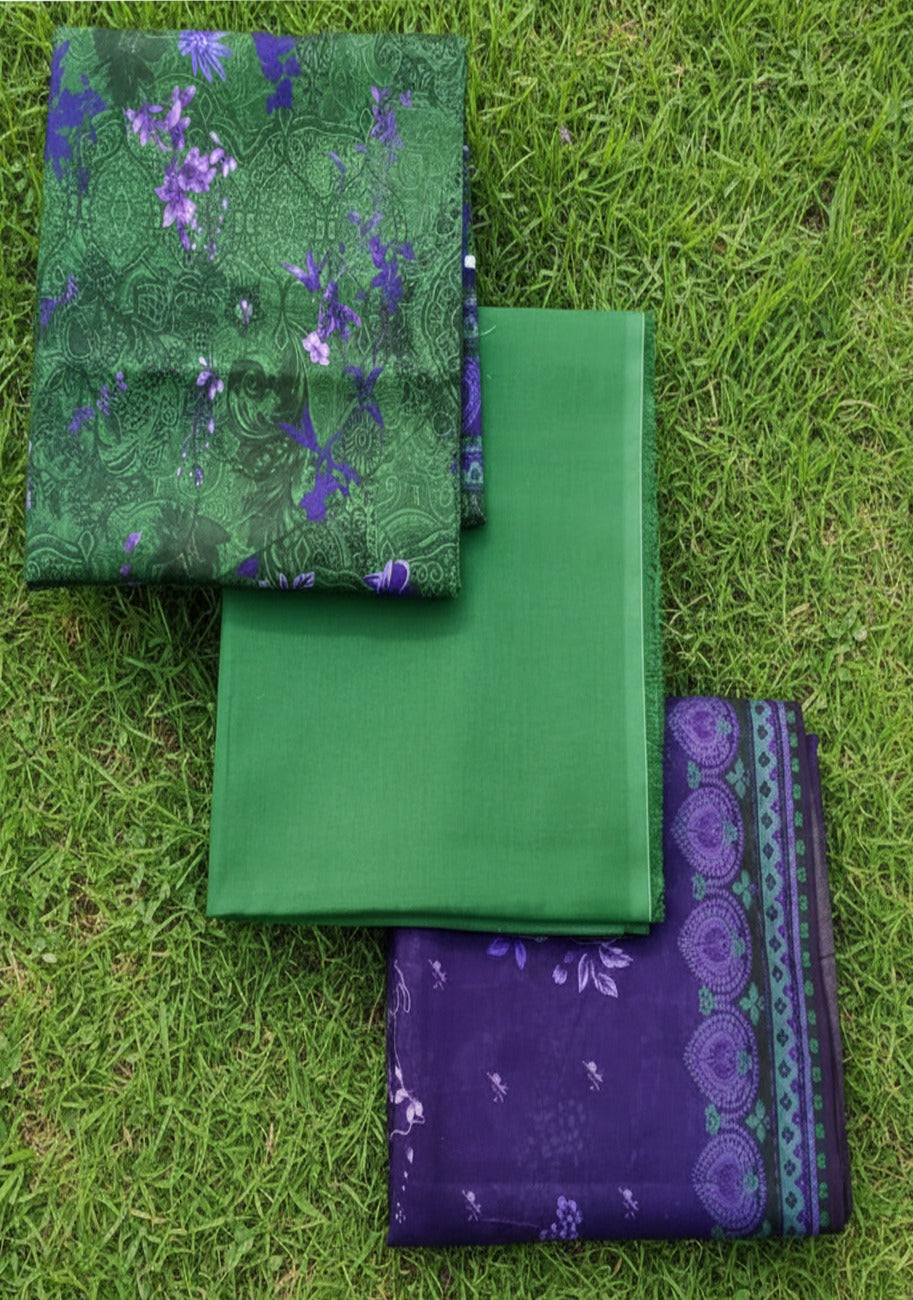 Bin Inam V9 Printed Premium Lawn 3pc D3