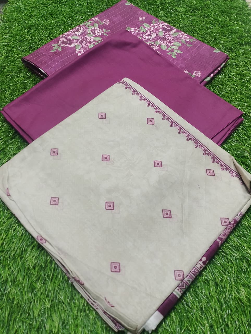 VS Shahkar Printed Premium Lawn 3pc D8