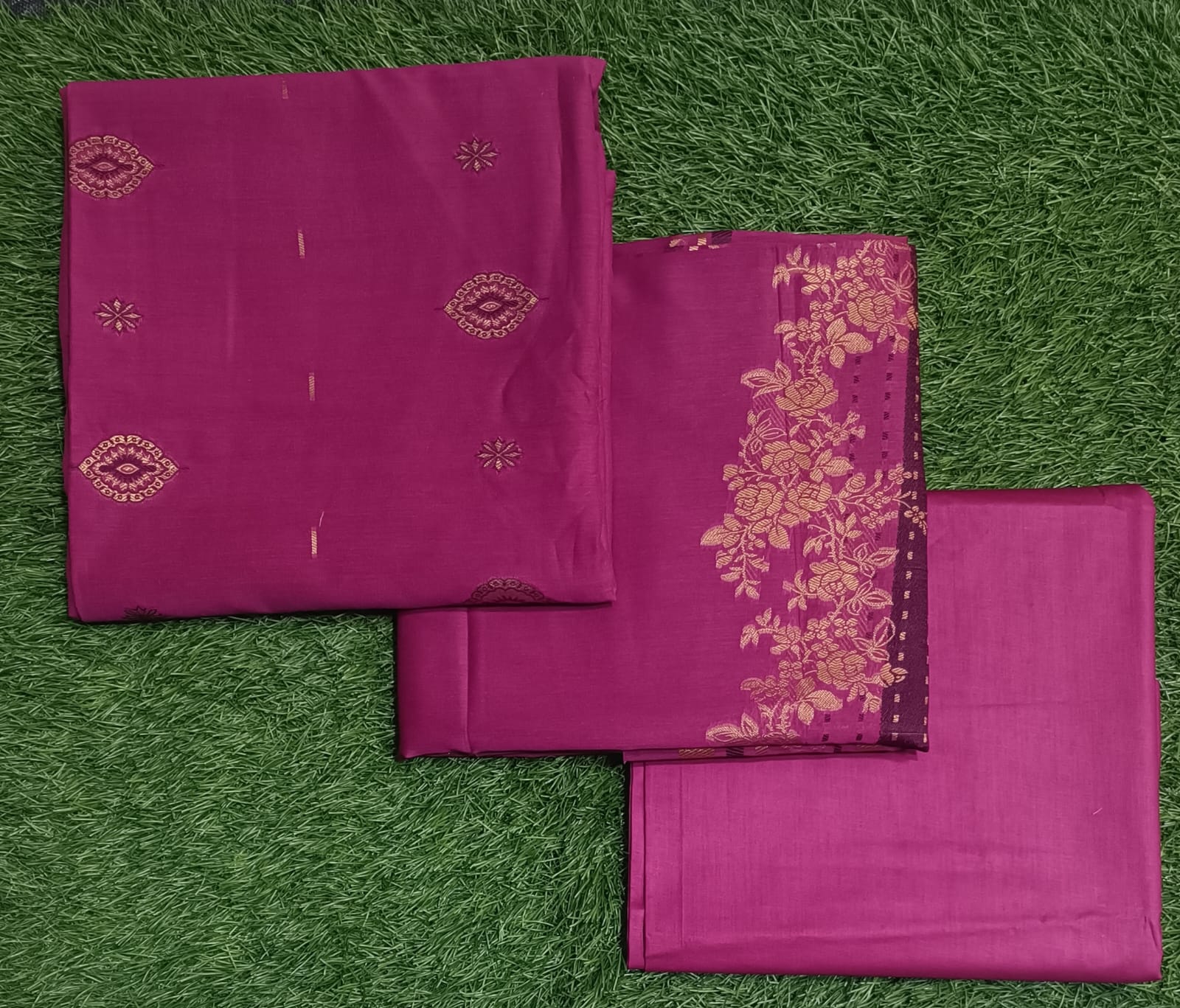 Saya Premium Jaquard 3pc Summer Suit Vol-1.D6