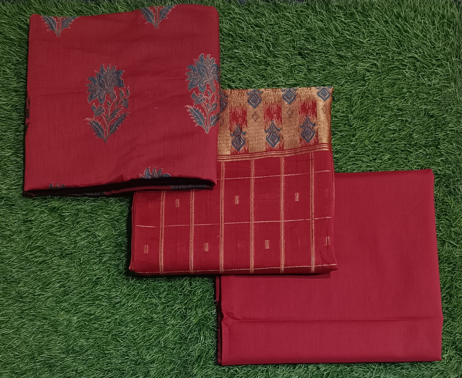 Saya Premium Jaquard 3pc Summer Suit Vol-1.D5