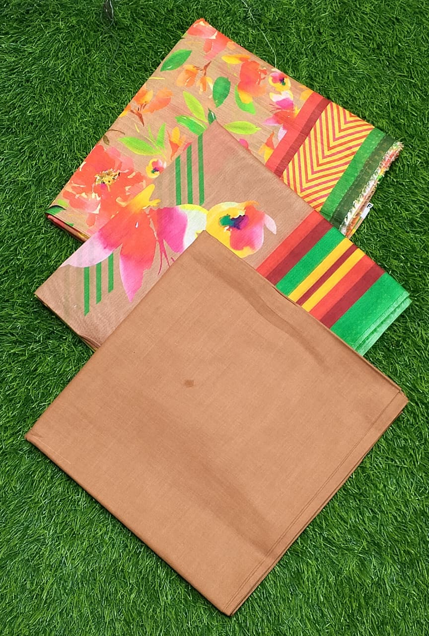 Zoey Premium Digital Printed bana Dora Lawn 3pc D2