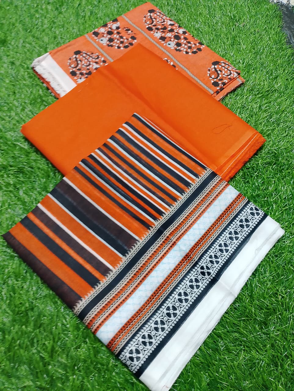 Edenrobe Luxury Printed Lawn 3pc Vol 1 D8