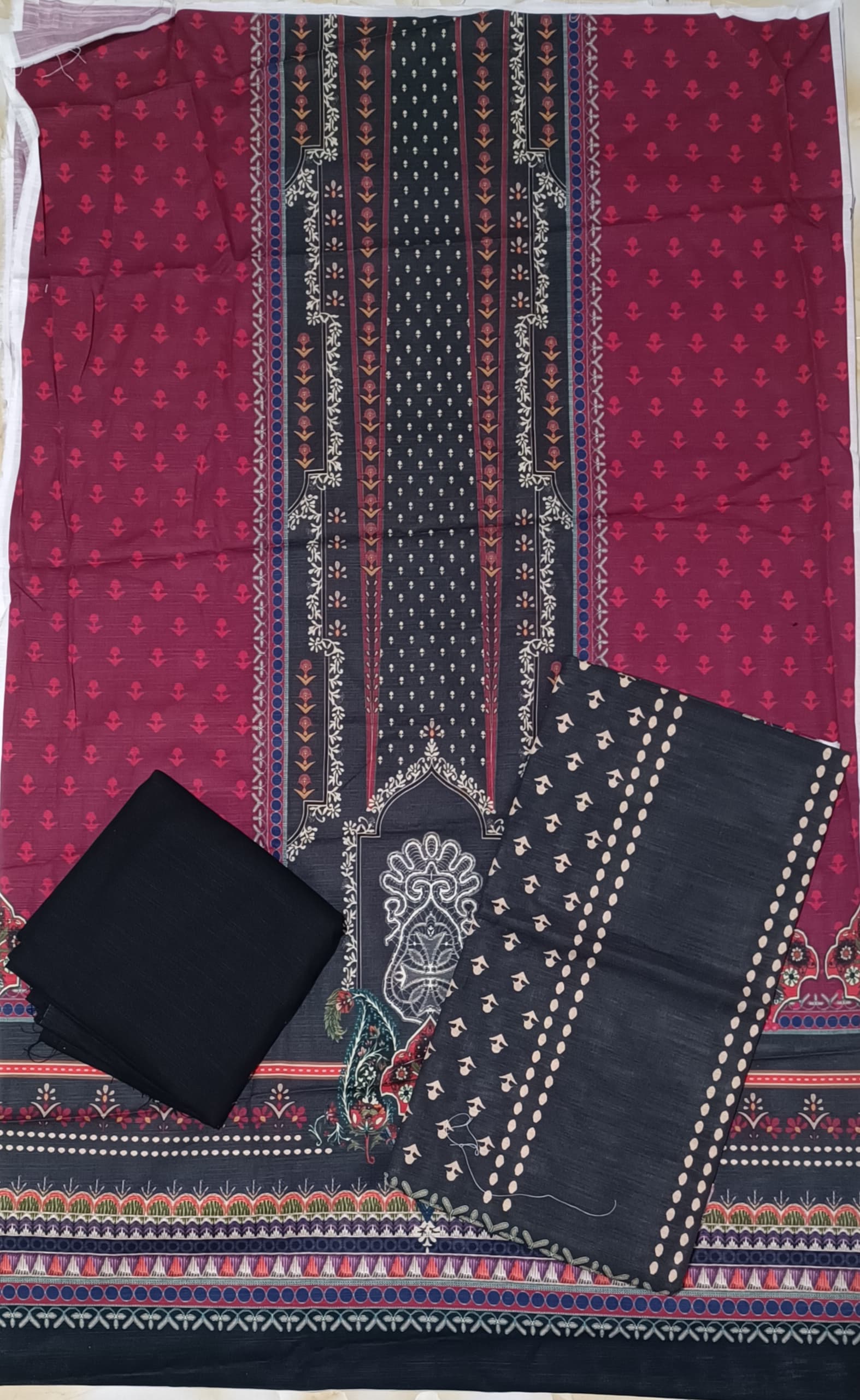 Gul Ahmed Luxury Khaddar Printed 3pc D12