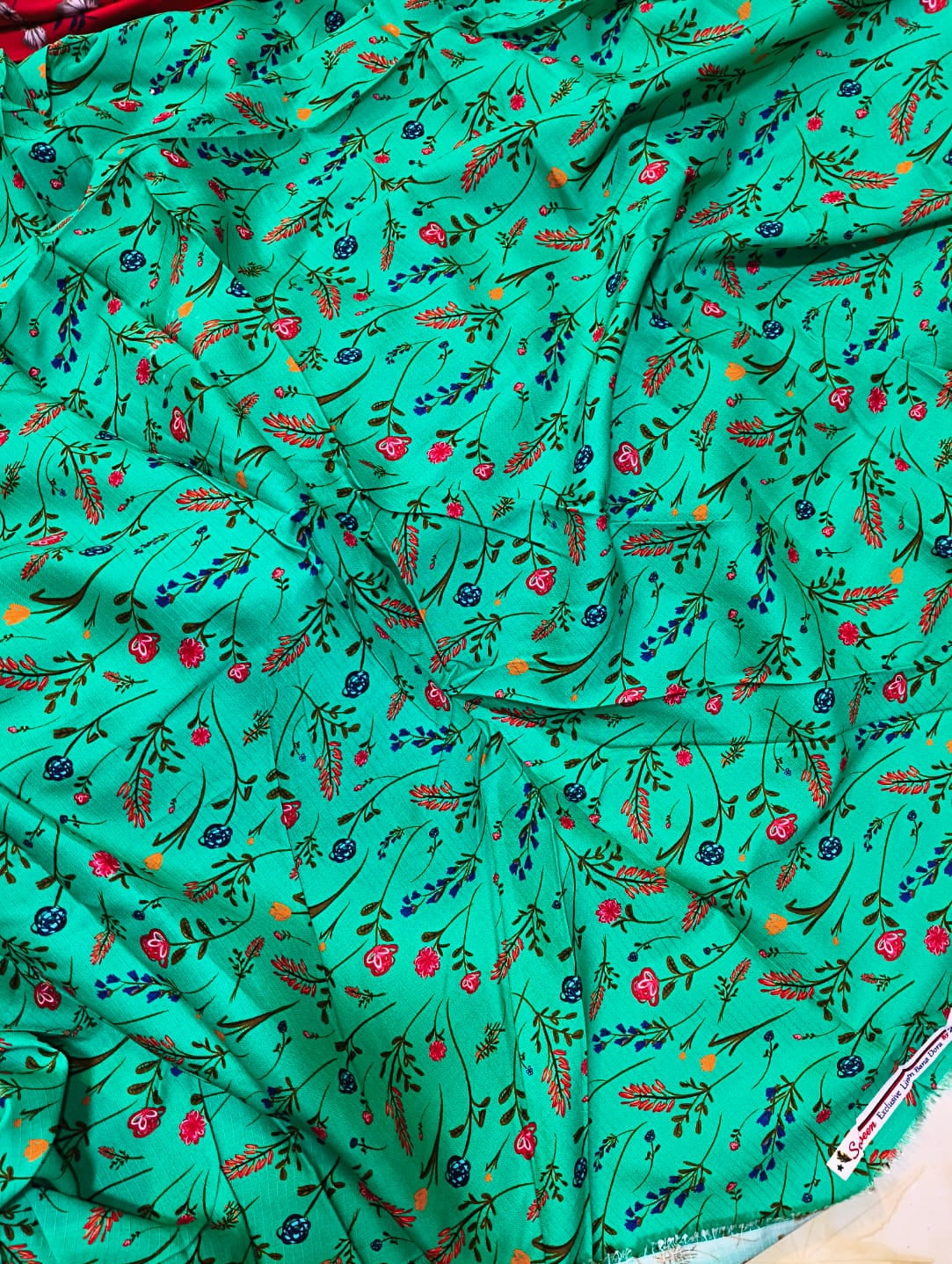 Sabeen Printed Allover Banadora Lilen 2pc D44