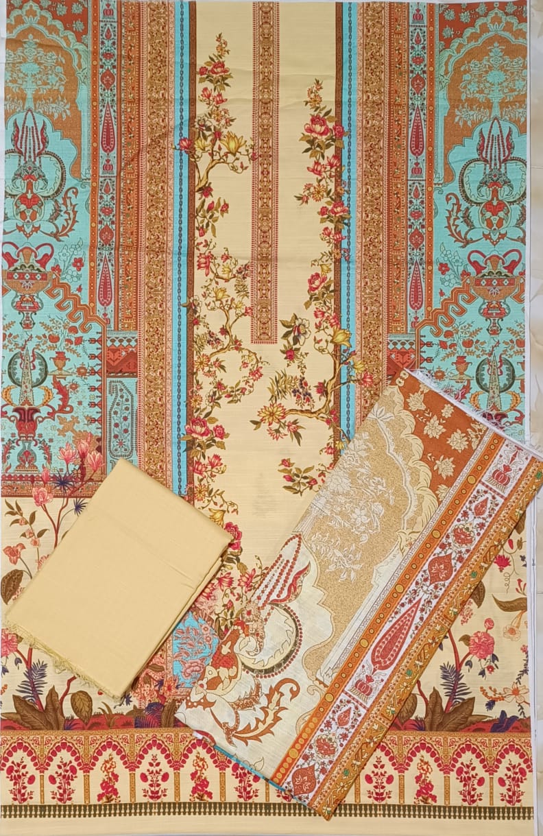 Gul Ahmed Luxury Khaddar Printed 3pc D14